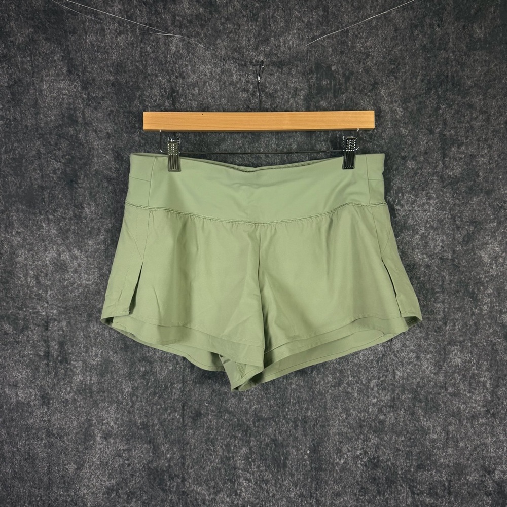 Olive Green Women's Athletic Shorts
